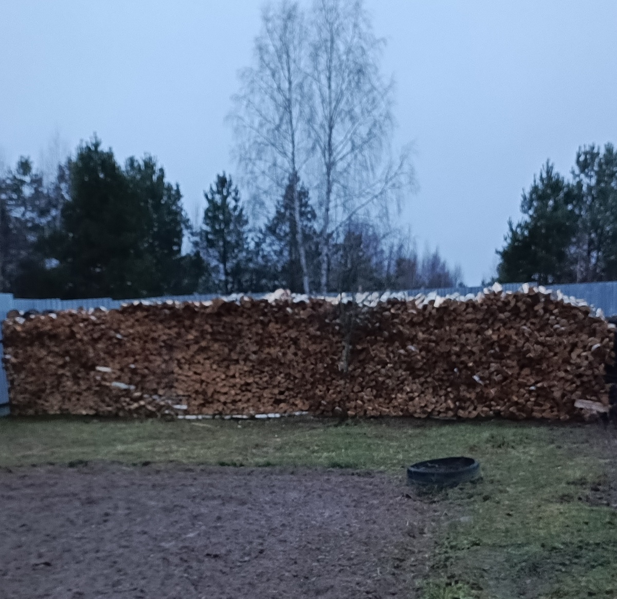 Поленница полная