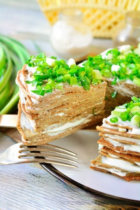 Печёночный торт «Праздничный»