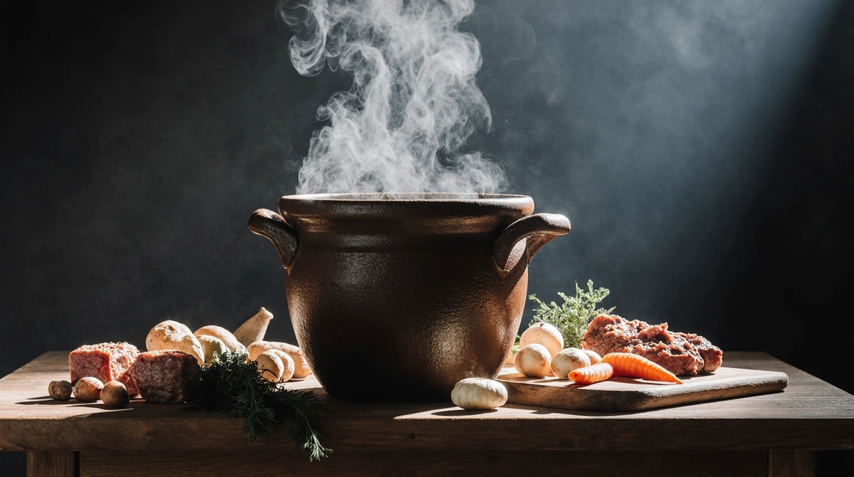 Ужин в горшке