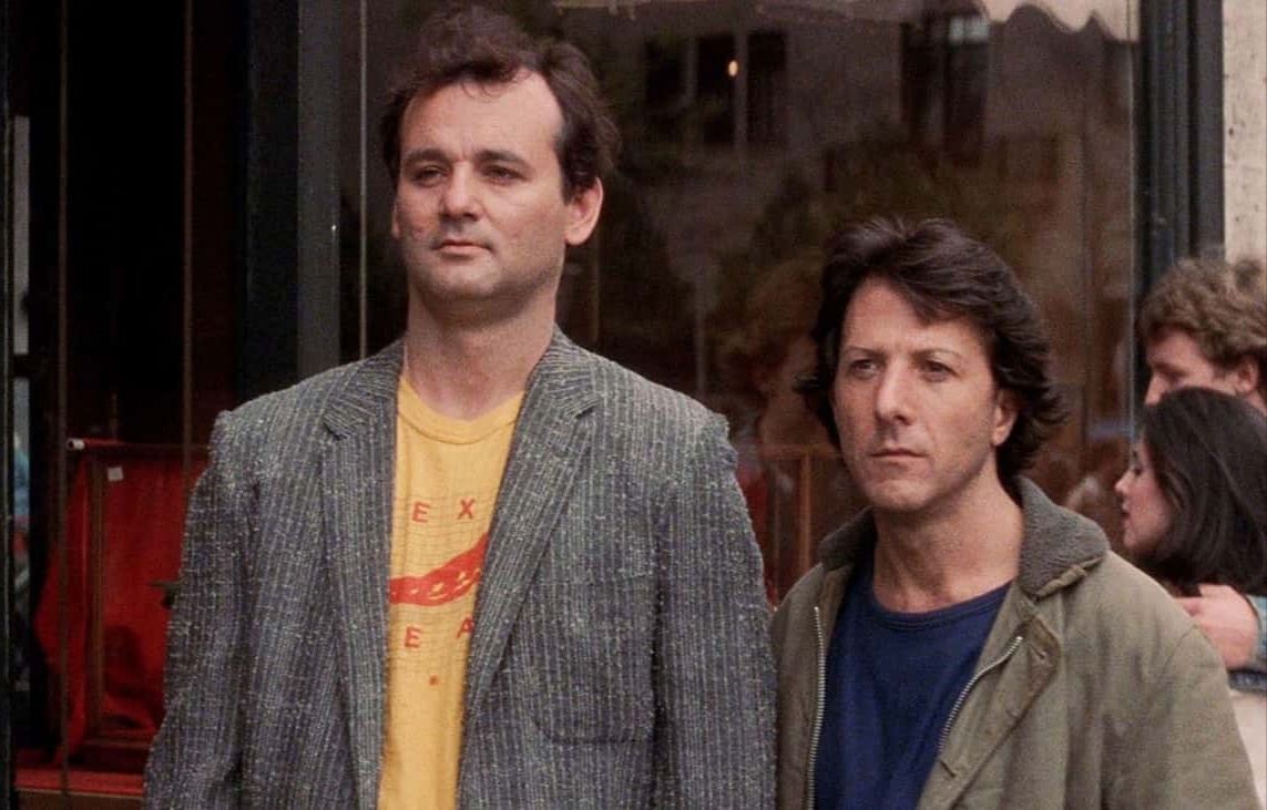 Дастин Хоффман и Билл Мюррей, сыгравший друга Майкла, драматурга Джеффа Слейтера. Все иллюстрации - Яндекс-Картинки