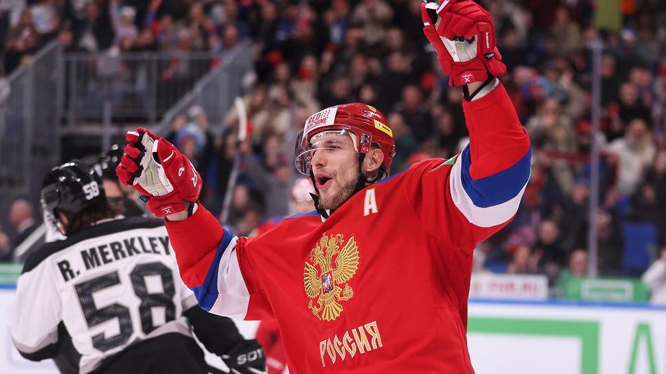 Александр Елесин в сборной России.📷Фото: Валентина Певцова / Коммерсантъ