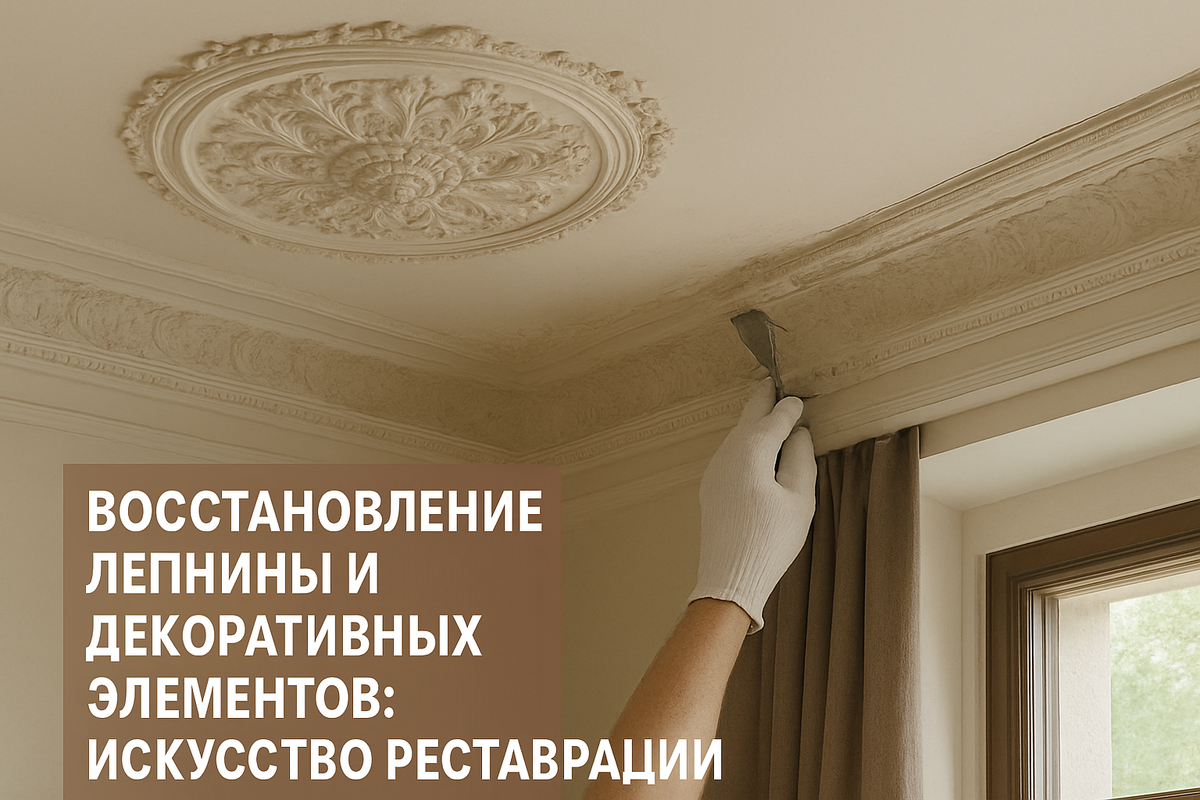 Ремонт потолков в сталинках: лепнина, балки, высота