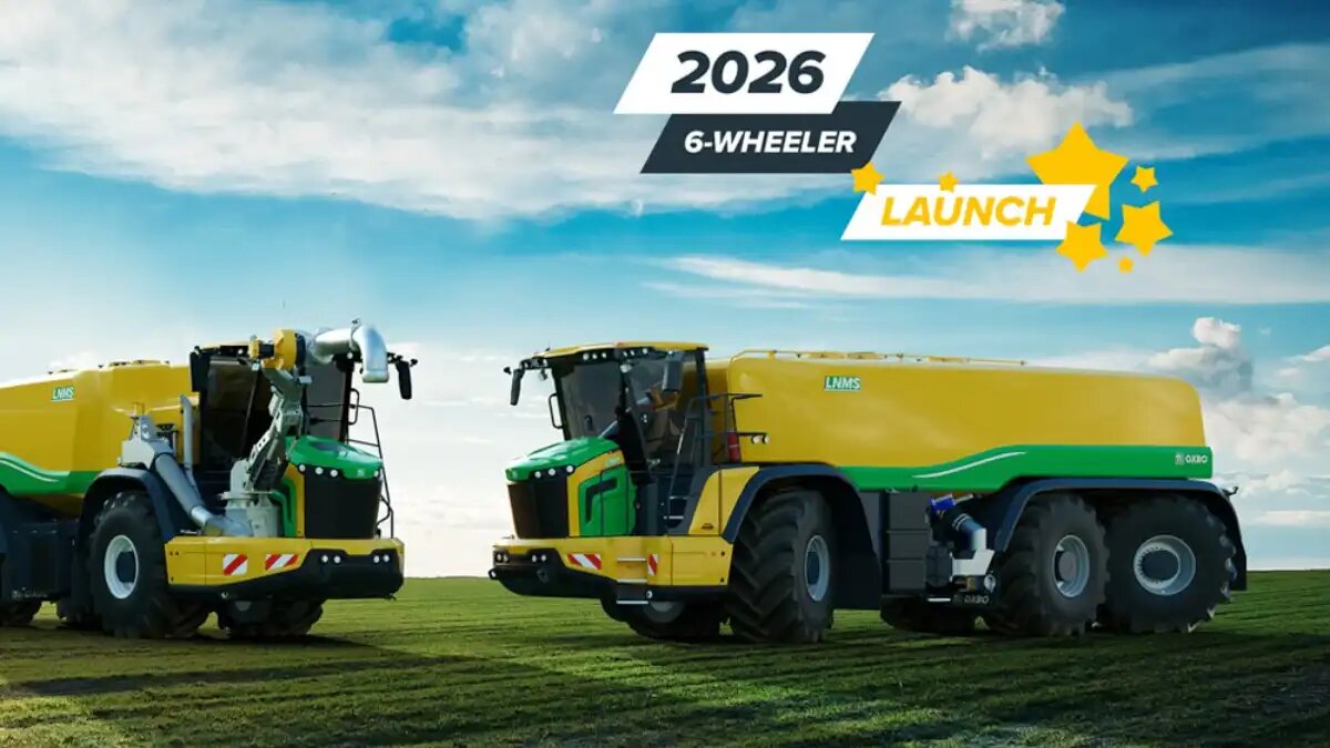 Фото: © Oxbo
Новый самоходный разбрасыватель удобрений Oxbo AT5106 выйдет на рынок в 2026 году