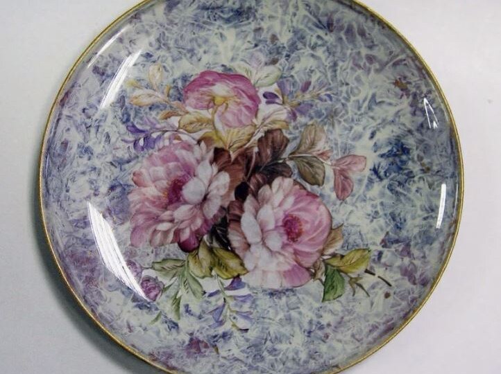 Техника декупаж наоборот на стекле ✨🪞