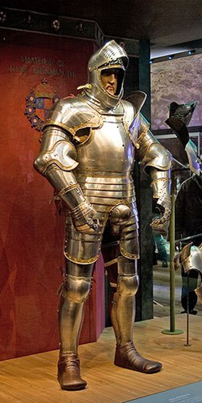 Доспехи Генриха VIII в музее
