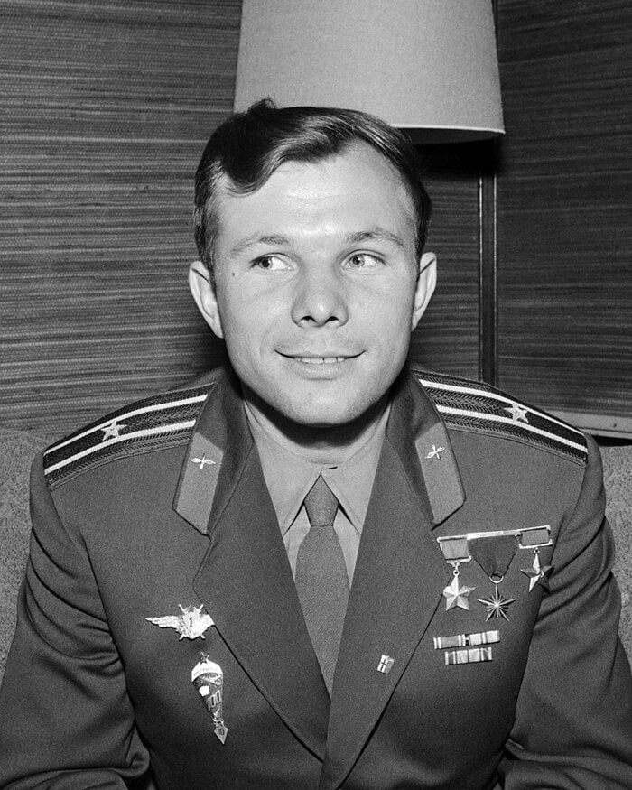 Юрий Алексеевич во время визита в Финляндию, 1961 год. 🎖️🎖️🎖️