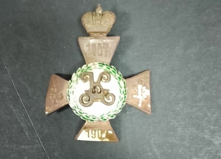 Знак Константиновского артиллерийского училища, 1907 г.