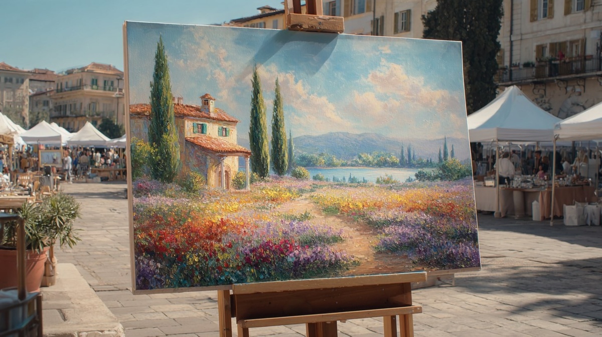 Домтавка картин на выставку за границу