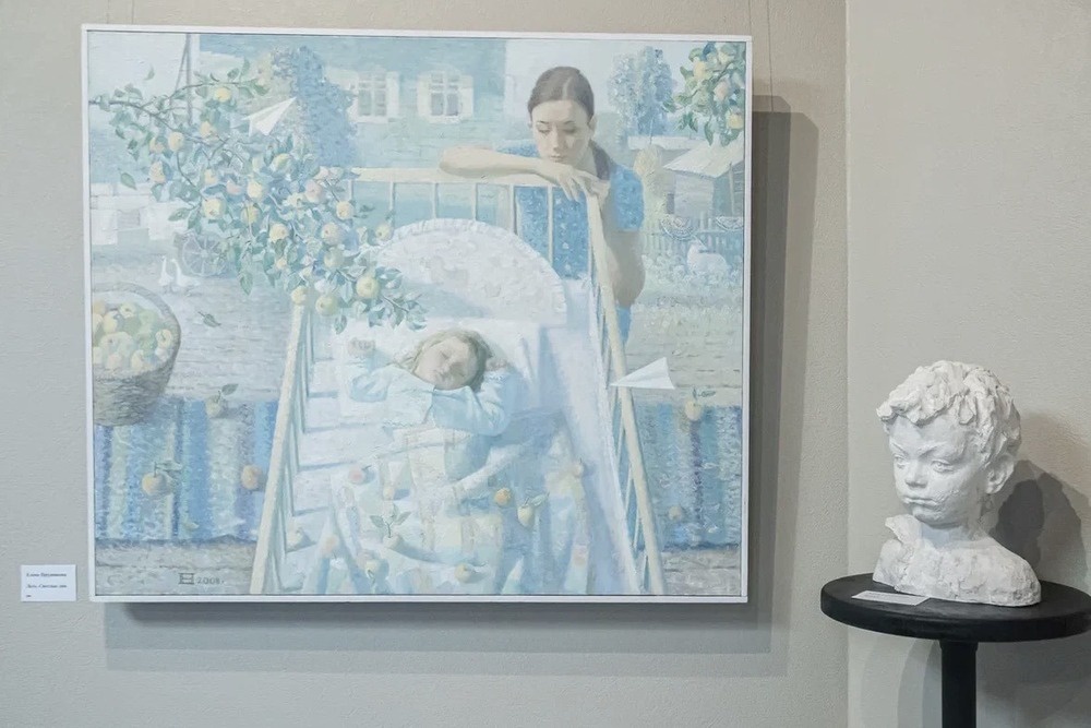    Художницы говорят, что только когда ребенок спит, можно спокойно заняться творчеством. / Рина Иванова / Институт культурных программ