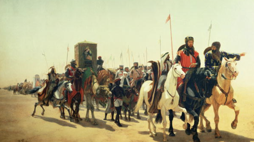     Король Ричард Львиное Сердце на пути к Иерусалиму  Общественное достояние