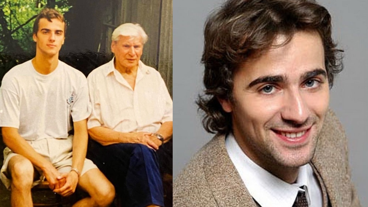 Максим Радугин с дедушкой