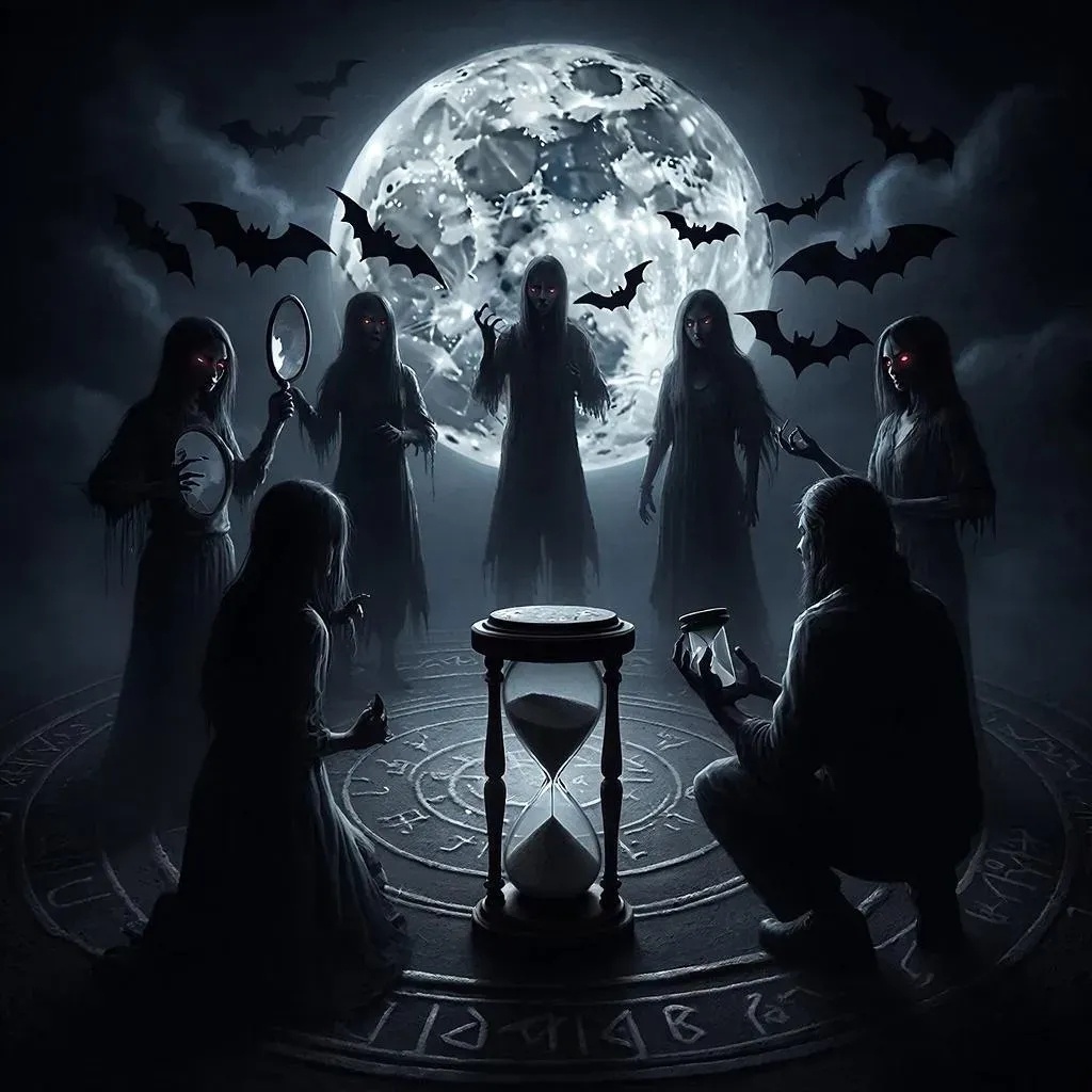 Изобретение создано нейросетью на мой запрос по теме "Люди с черной душой"