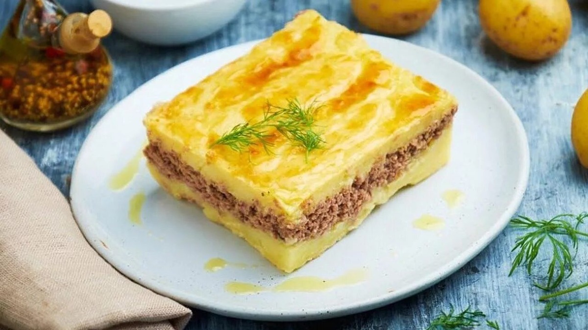 Картофельная запеканка с фаршем