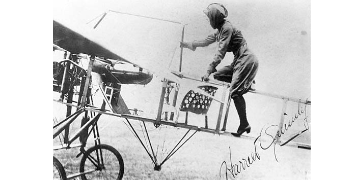 Гарриет Квимби, 1910-е. (сс) Wikimedia Commons