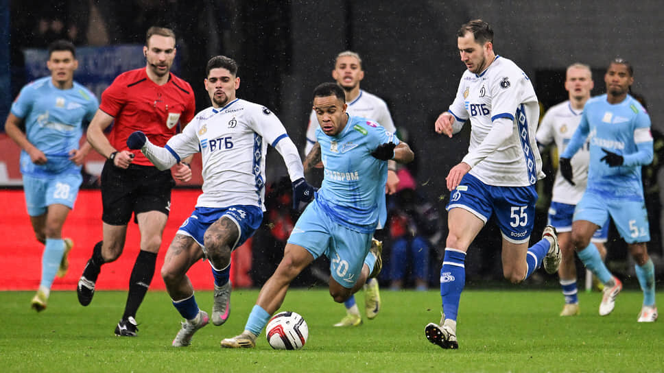 Четвертьфинал Кубка России «Динамо» (Москва) — «Зенит» (Санкт-Петербург).📷Фото: Антон Новодерёжкин / Коммерсантъ