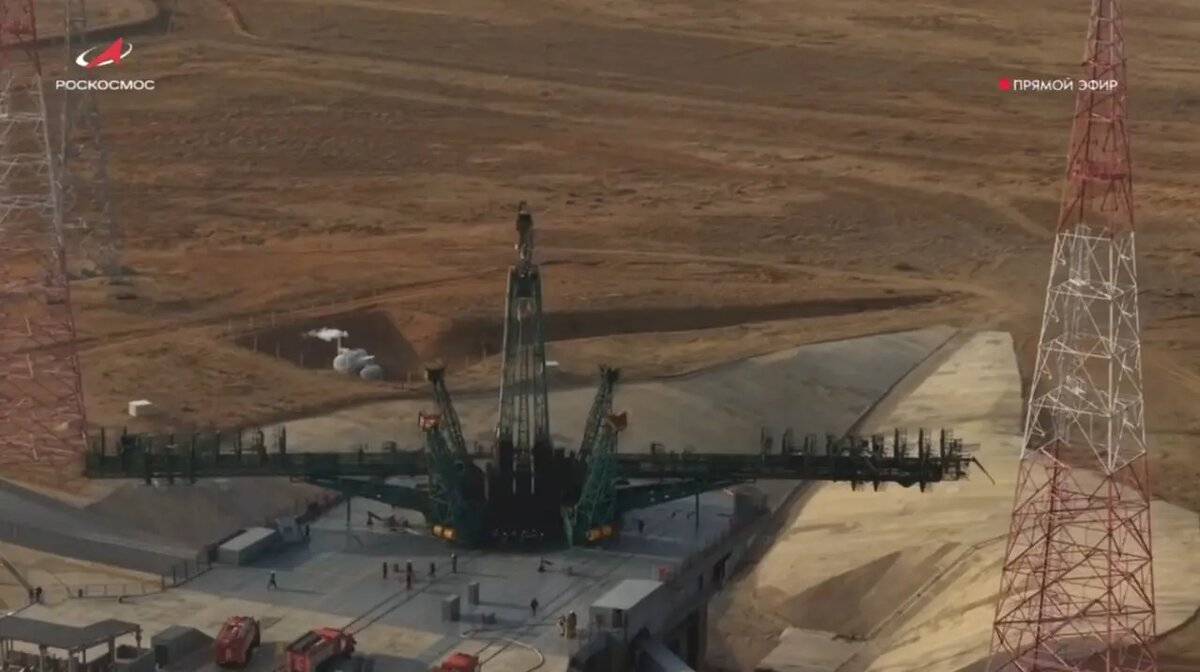    Фото: скриншот из видео трансляции пресс-службы Роскосмоса.