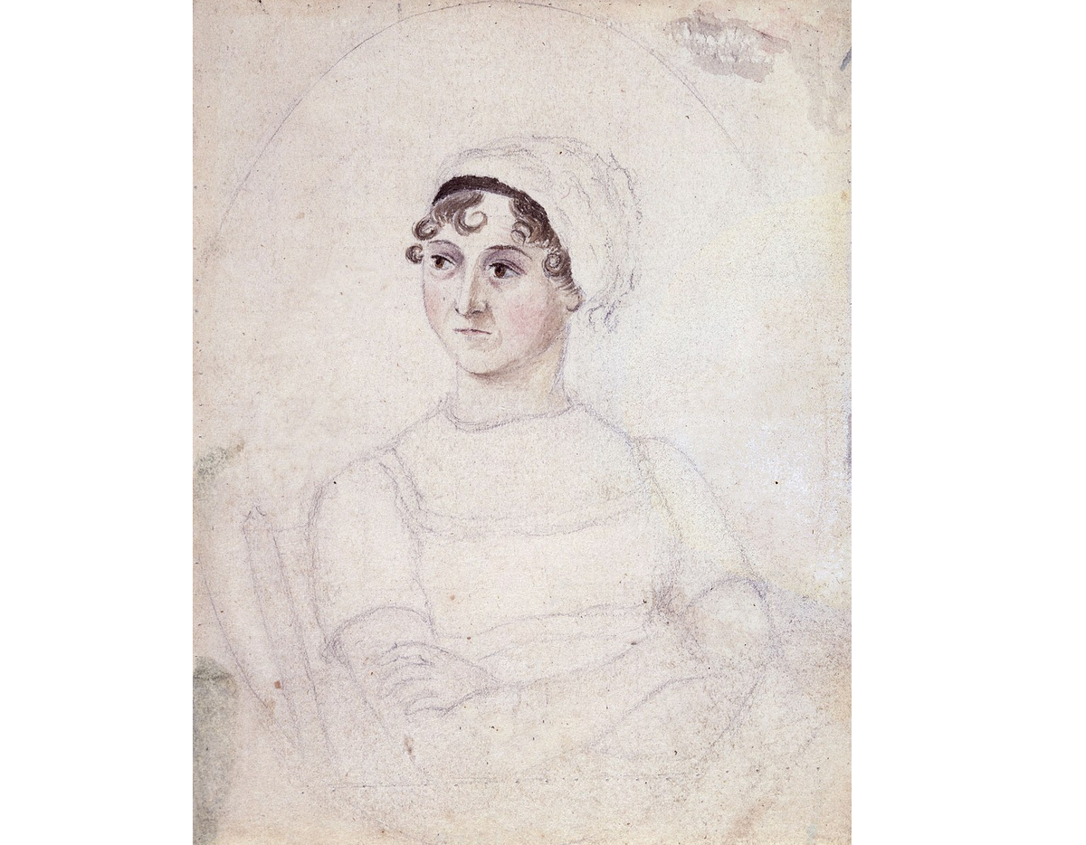 Портрет Джейн Остин, Кассандра Остин, ок. 1810 (с) из коллекции Национальной портретной галереи