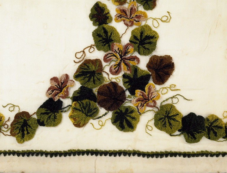 Вышивка на вечернем платье, 1806-08, из коллекции музея Виктории и Альберта