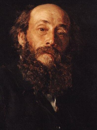 Портрет художника Н.Н.Ге, 1880 - Илья Репин