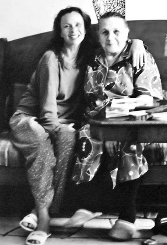 Любовь Полищук с мамой Ольгой панителеевной. Фото из открытых источников