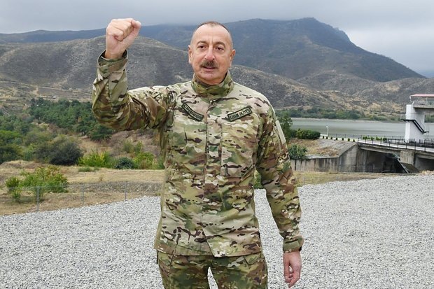    Президент Азербайджана Ильхам Алиев в Тертерском районе, Азербайджан. Фото: Официальный сайт Президента Азербайджанской Республики