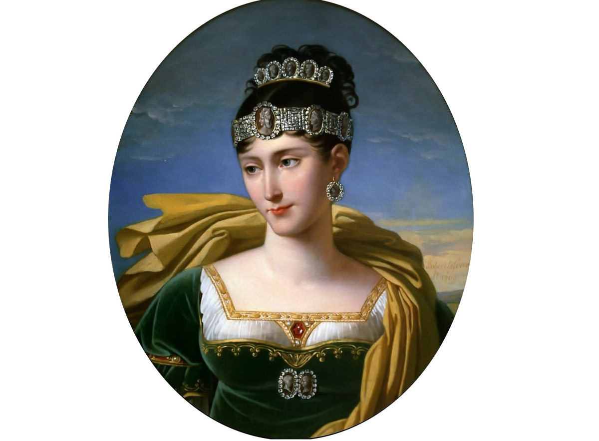 Портрет Полины Бонапарт, Робер Лефевр, 1803. (с) Из коллекции Мальмезона