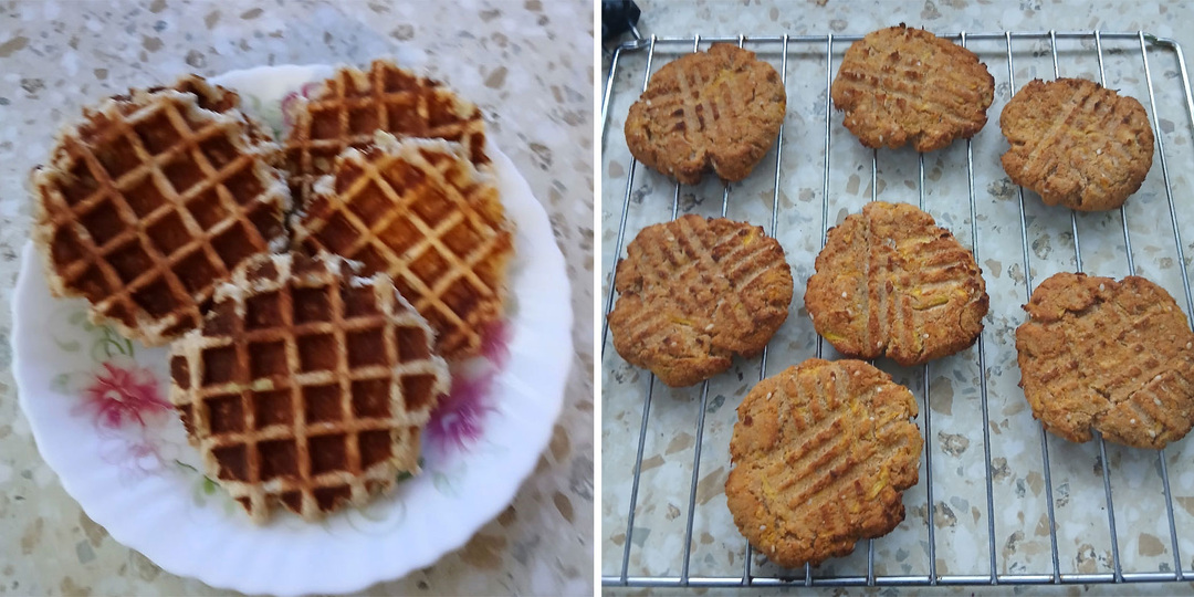 Яблочные вафли (или печенье)