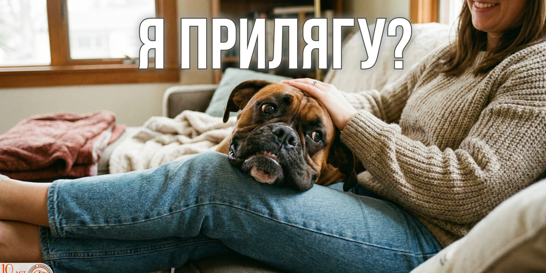 Это не наглость и не «доминирование»: Настоящая причина, почему собака спит в ногах