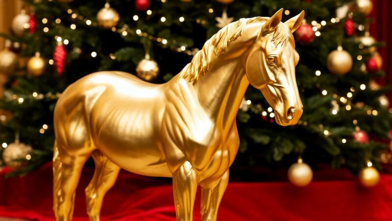     Золотая Огненная Лошадь Шедеврум