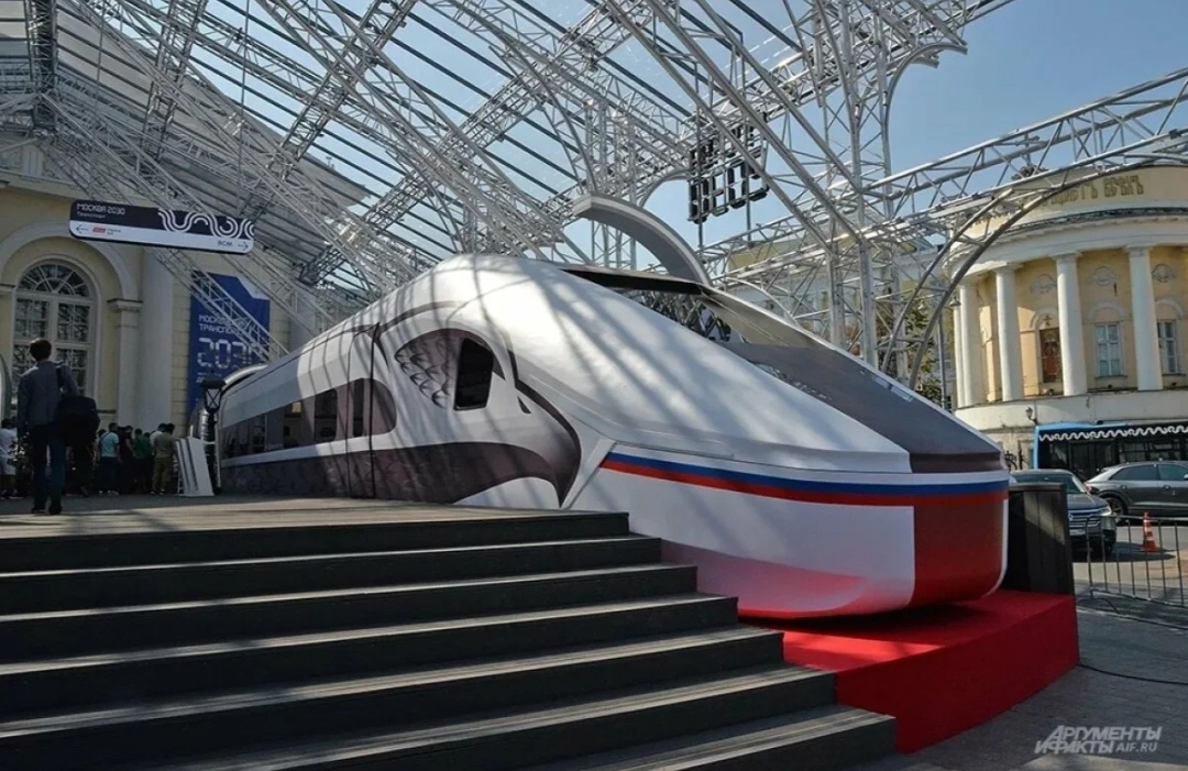 Рис.1 - Разрабатываемый пассажирский высокоскоростной электропоезд «Белый кречет».