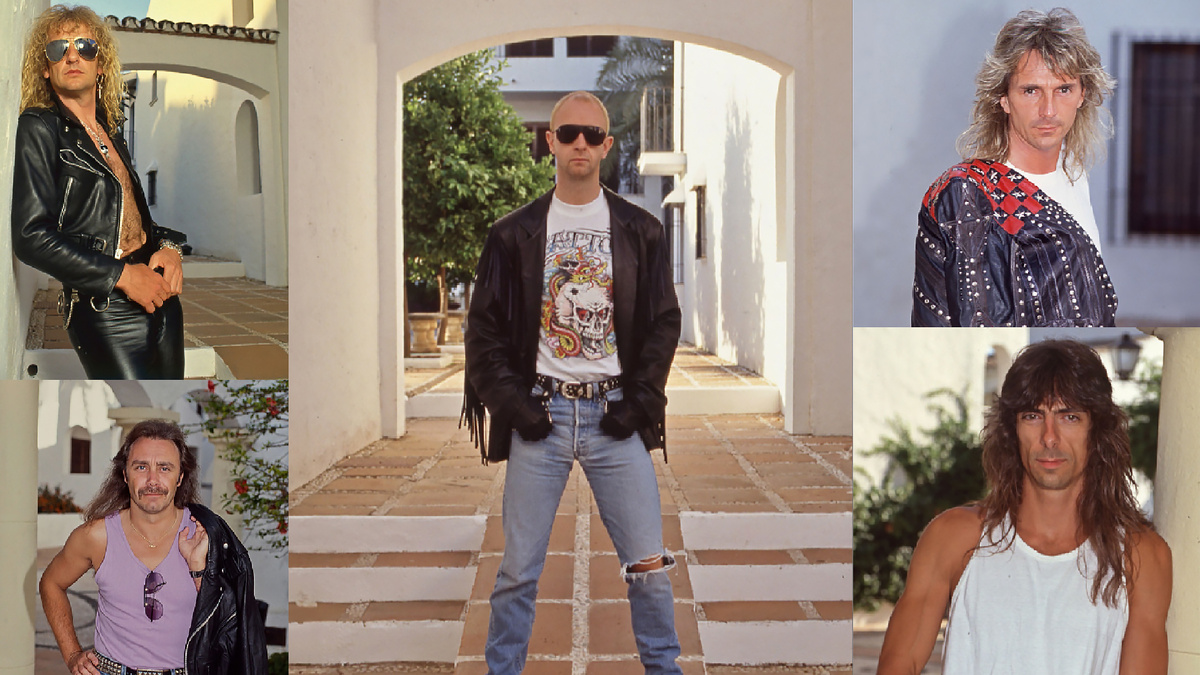 Judas Priest: KK Downing, Ian Hill, Rob Halford, Glenn Tipton, Scott Travis