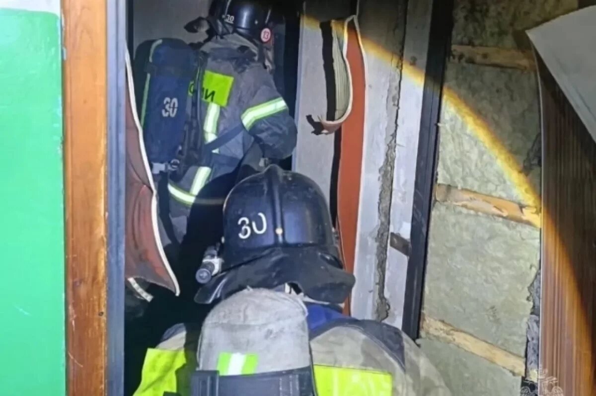    В Иркутской области 38-летняя женщина отравилась угарным газом при пожаре