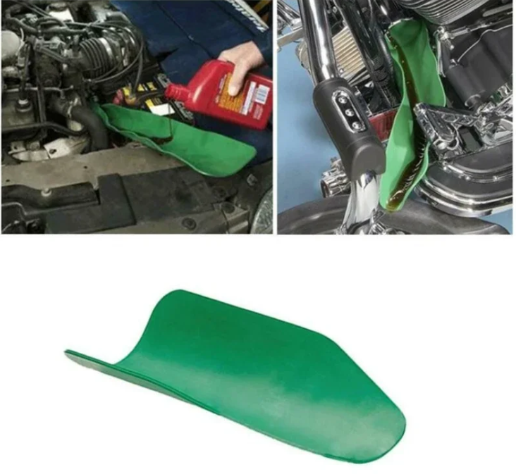 Складная и гибкая автомобильная воронка для масла