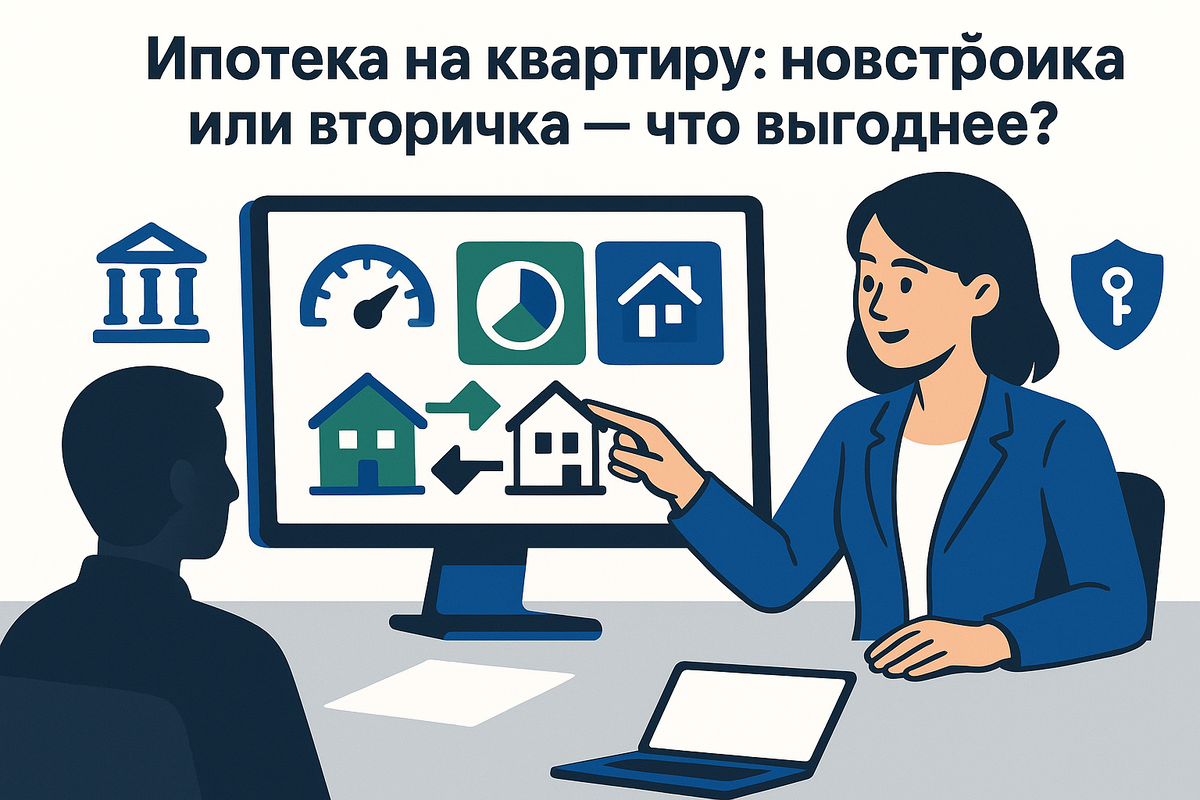    Исследуем выгодность ипотеки на новостройки и вторичное жилье. Юлия Сергеевна Рослякова