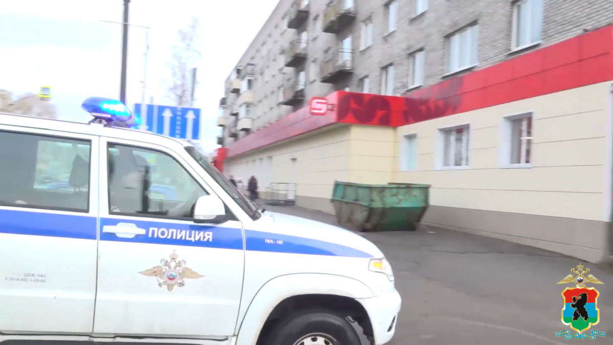    Скриншот из видео МВД Карелии