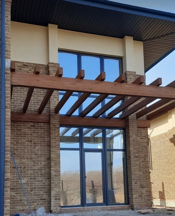 Задняя терраса дома #артгелика #artgelika