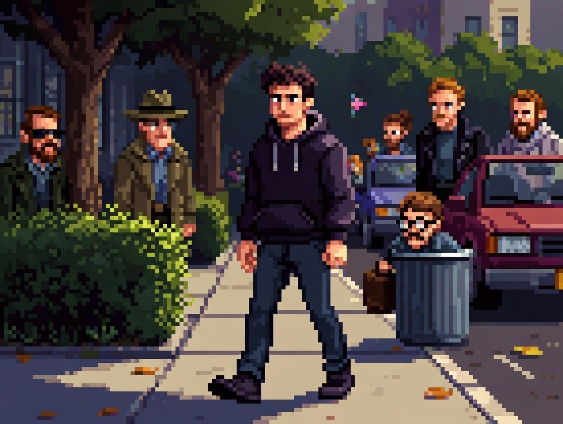 Никто за вами не следит. Кому вы нужны? Вам росто кажется!