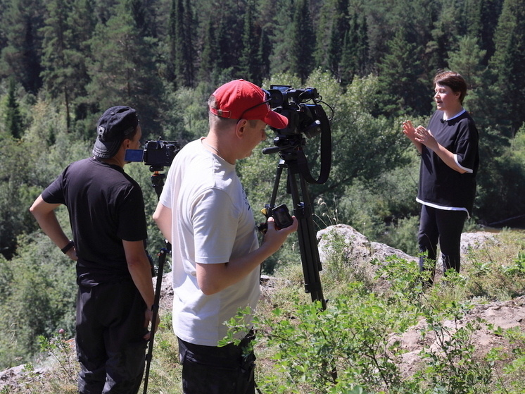     На съёмках фильма. Фото: Дмитрий Куткин («Вечерний Челябинск»)