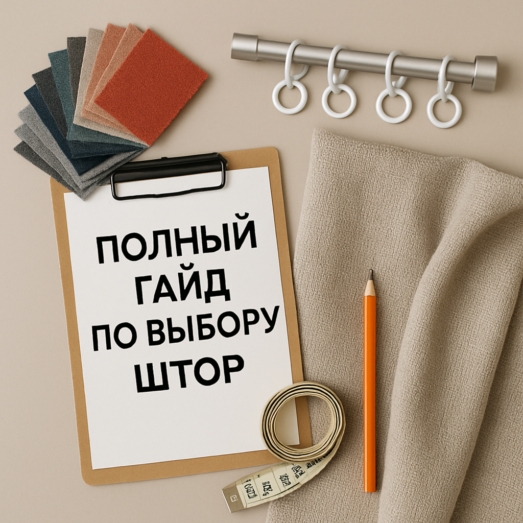 Выбор параметров штор