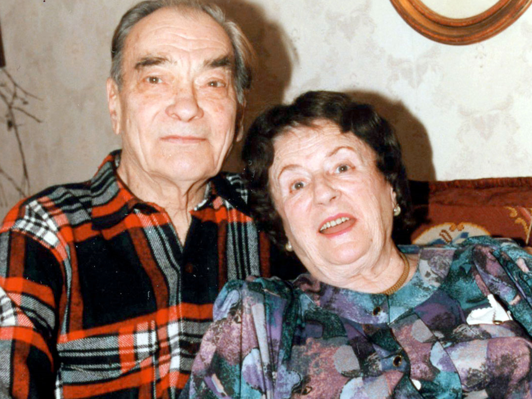 Пётр Глебов с женой