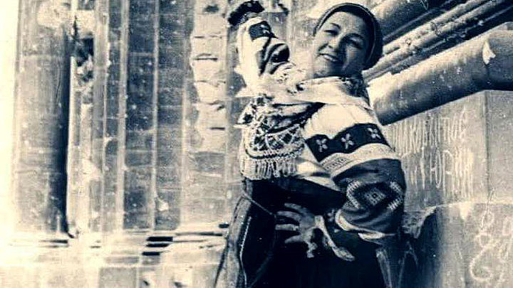 Русланова у рейхстага