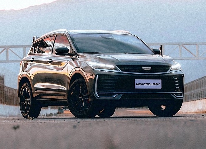 Geely рассекретила Coolray после рестайлинга