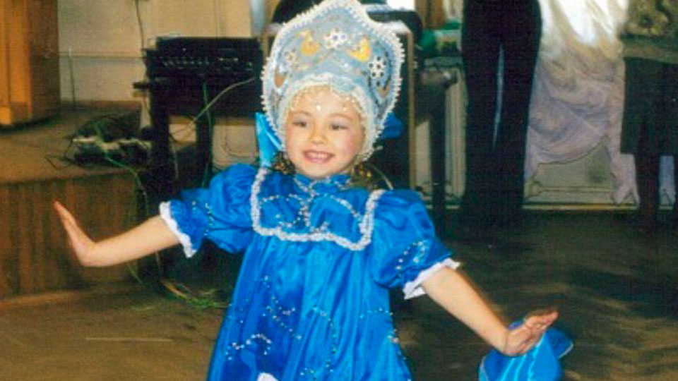 Марго Овсянникова в детстве