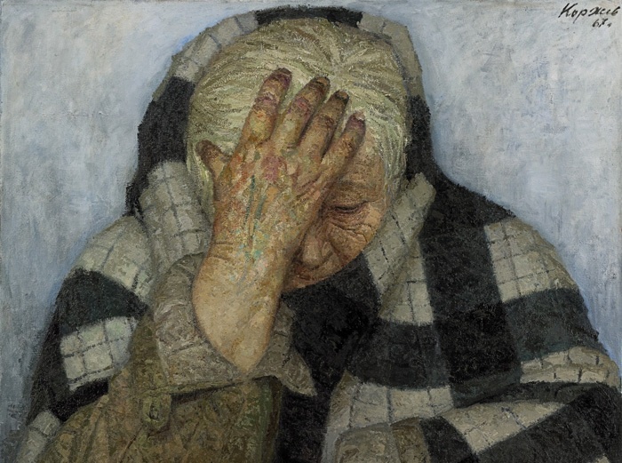 Гелий Коржев, Мать. 1964–1967, холст, масло. Государственная Третьяковская галерея.
