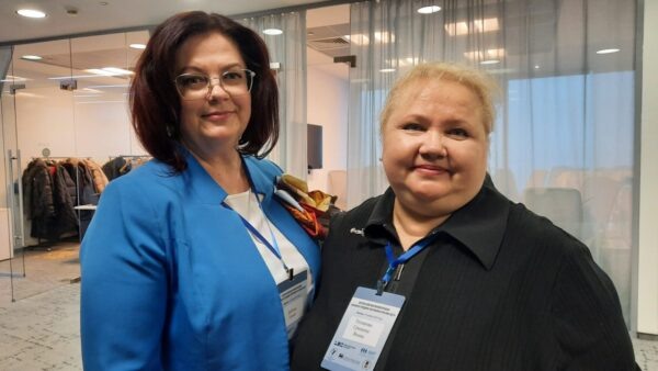 Елена Дыбова, вице-президент ТТП РФ и Янина Тихонова-Гришина, руководитель РОО «Содействие малому бизнесу»