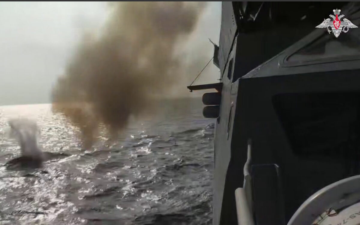 скриншот видео с телеграм-канала Министерства обороны России