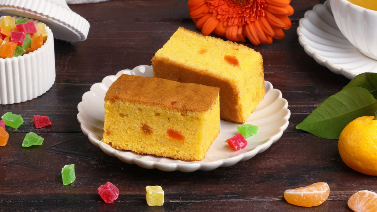 Кекс с цукатами ТМ «ЕРМОЛИНО»