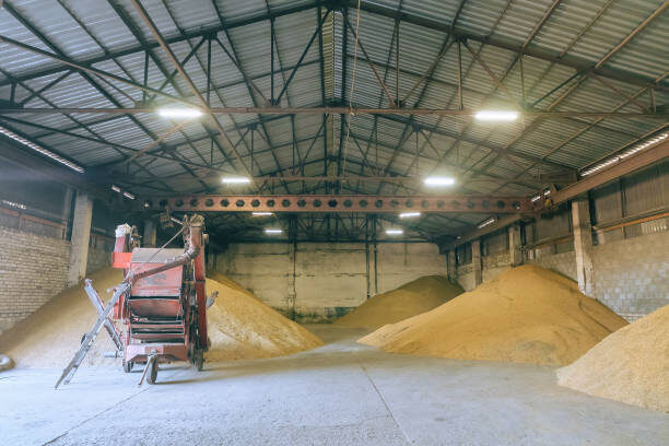 Ангар для хранения зерна