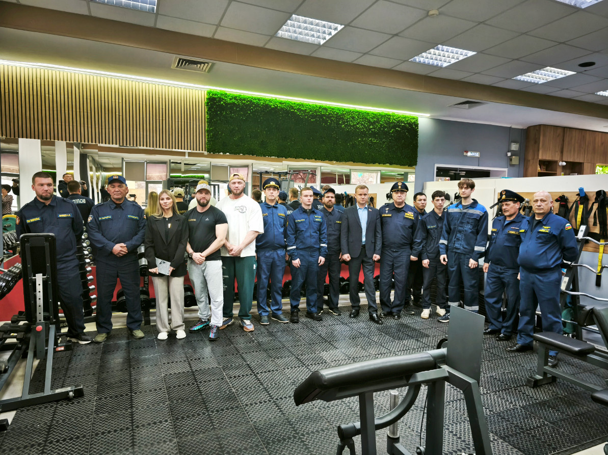 Волгоспас в тренажерном зале фитнес-клуба «FORMA»