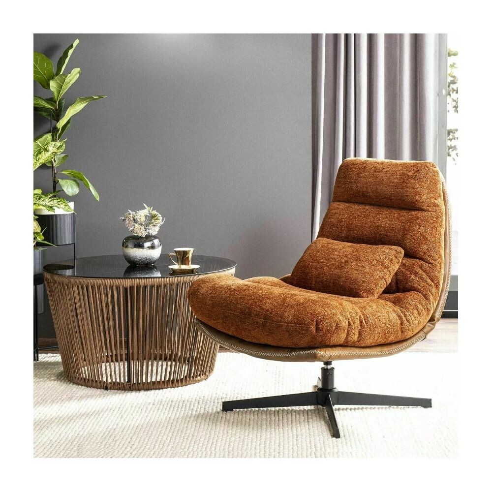 Стол журнальный Signal BAHAMA (дымчатый/черный/коричневый)